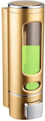 Sparrow Refillable ABS Plastic Liquid Soap Dispenser | Space Saving Bathroom & Kitchen | 400 ml Liquid, Soap, Lotion, Shampoo, Conditioner, Gel, Foam Dispenser(Gold)