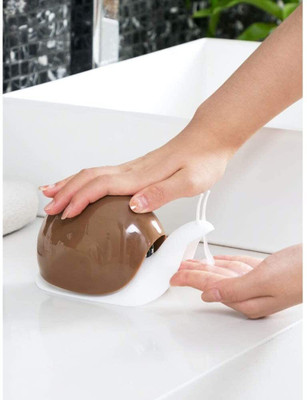 AACHARYA PureFlow Liquid Soap Dispenser 1pcs 120 ml Conditioner, Foam, Gel, Liquid, Lotion, Sanitizer Stand, Shampoo, Soap Dispenser(White, Brown, Black)