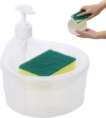 Green Tales 2 IN 1 ROUND PUMP SOAP 600 ml Liquid Dispenser(Multicolor)