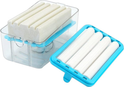 MILDIV Easy Cloth Plastic Washing Soap Roller, Dispenser Case with Lid Having Roller 400 ml Soap Dispenser(Multicolor)