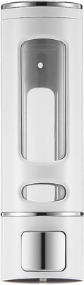 Fossa Liquid Sanitizer Wash Soap Dispenser for Bathroom Kitchen Pack of White 400 ml Soap, Shampoo, Sanitizer Stand, Gel, Foam, Conditioner, Lotion Dispenser(White)