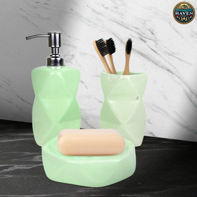 HAVEN CRAFT 0.5 L Liquid Dispenser(Green)