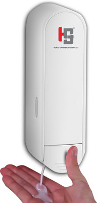 HS WORLD Sleek Modern Single Soap Dispenser 350 ml Soap Dispenser(White)