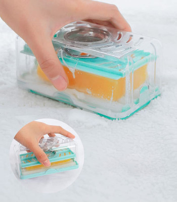 SATSUN ENTERPRISE Soap Cleaning Storage Foaming Box with BubbleFoam Soap Dispenser with Roller 500 ml Soap Dispenser(Multicolor)
