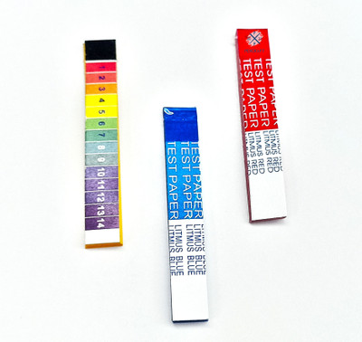 Pencraft Red,Blue,Yellow Litmus Paper Test – 60 Strips for Testing Acid & Base Solutions pH Red, Yellow, Blue Litmus Papers(Pack of 60)