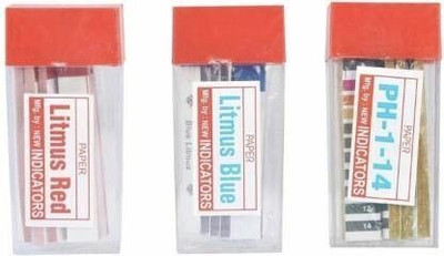 Comet 0-14 pH Red, Blue, Yellow Litmus Papers(Pack of 300)