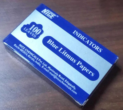 NICE 1-14 pH Blue Litmus Papers(Pack of 100)