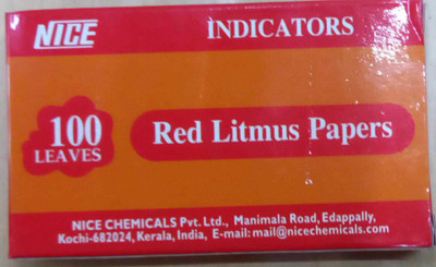 NICE 1-14 pH Red Litmus Papers(Pack of 100)
