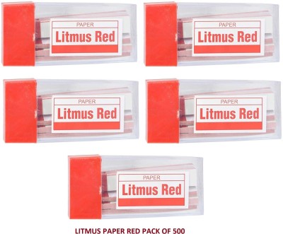 Apex Labs 1-14 pH Red Litmus Papers(Pack of 500)