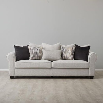 Kingsman Furnitures Foam Living Room Chair(Finish Color - Grey, Pre-assembled)