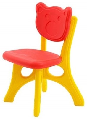 Mother's Love Foldable Study Chair for Kids- Strong & Durable Plastic- Chair for Home Plastic Chair(Finish Color - Red & Yellow, Pre-assembled)