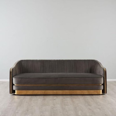 Kingsman Furnitures Foam Living Room Chair(Finish Color - Brown, Pre-assembled)