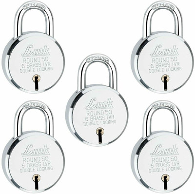 LINK LOCK New Round Series 50MM Padlock(Red)