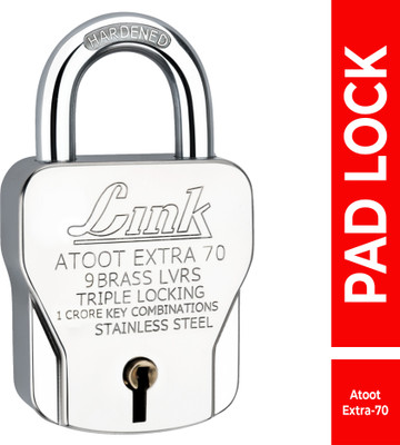 Link Atoot Extra 70mm Padlock(Silver)