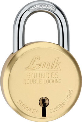 Link New Round65mm Padlock(Brass)