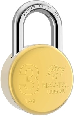 Godrej Nav-tal Ultra XL+ (3 tons) Padlock(Gold)