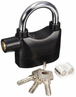 ZARRY Anti Theft Alarm Lock Motion Sensor Lock Security Waterproof Padlock_01 Lock(Black)