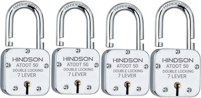 HINDSON Atoot 50 PK4 Padlock(Silver)