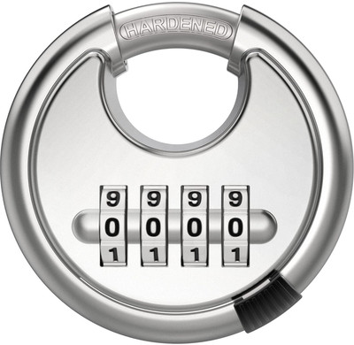 Store2508 Combination Disc Padlock Number Lock Combination Lock(Silver)