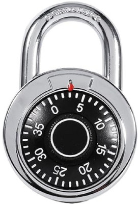shoshin Padlock Digit Combination Locker Lock Safe Padlock(Silver, Black)