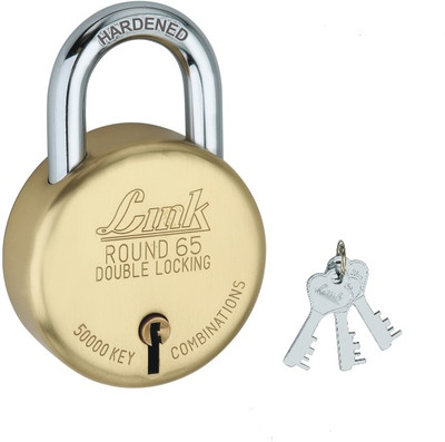 Link New Round65mm Padlock(Brass)