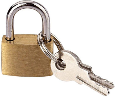 JGG Jain Gift Gallery 38 MM LOCK GOLDEN WITH KEY Lock(Gold)
