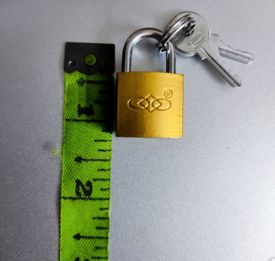 Shyam Sarowar SecureGuard Heavy-Duty Steel Safety Padlock Lock(Multicolor)