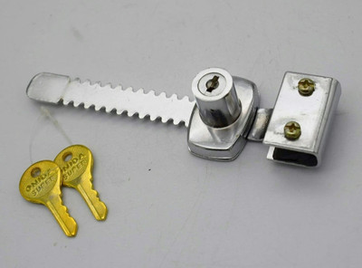 Shyam Sarowar Onida Sliding Lock | Sliding Glass Door Lock with Key Pack of 1_78 Padlock(Silver)