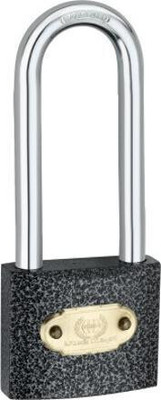 HARRISON C I / LS -Cast Iron Pincylindrical Lock ( 5 Pins ) with 3 key- 40MM Padlock(Black)