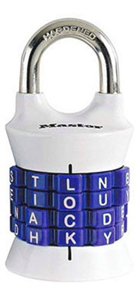 Nema Zinc Alloy Master Combination Password Padlock - Black - Numbers Padlock(Black)