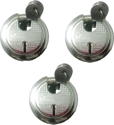 Loki 90 MM SHUTTER LOCK Padlock(Silver)