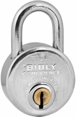 Umar Craft Bibly Confidence (78 MM) Padlock AdvanceTechnology With 4 Milled Key Padlock(stainless steel, Silver)