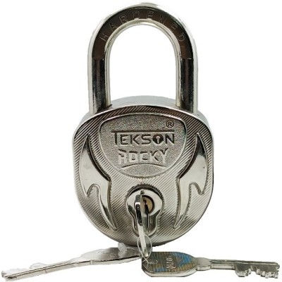 UK Craft Heavy Pro Double Locking 10 Levers Big Size 78mm padlock - 3 Smart Keys Padlock Padlock(Silver, steel)