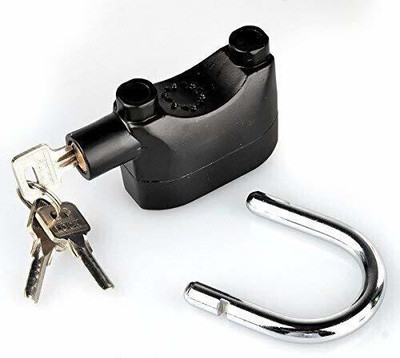 RZON Anti Theft System Security Pad Lock with Burglar Alarm Siren Motion Sensor_01 Lock(Black)