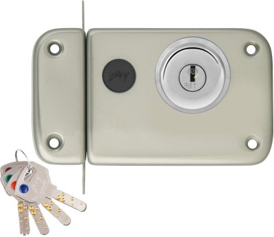 Godrej Zinc Alloy Matte Deadbolts(Silver)