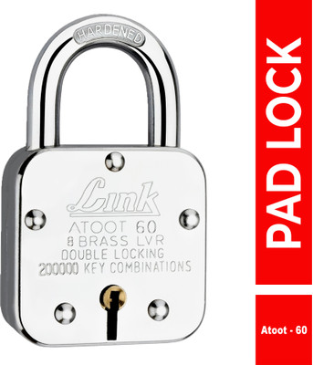 Link Atoot 60mm Padlock(Silver)