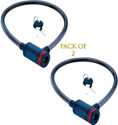 HELENSON Bike Lock | Cable Locks | Bicycle Lock | Helmets | Hind Herd (Pack of 2) Cycle Lock