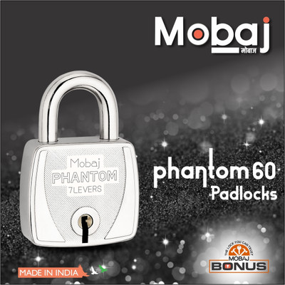 Mobaj Phantom 60mm Padlock(Silver)