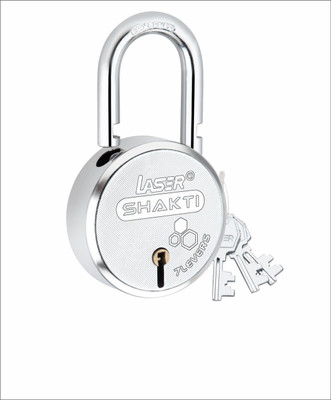 LASER Shakti 40mm Padlock Padlock(Silver)