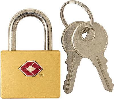 QUIRA TSA-Approved Travel Lock with 2 Keys, Metal Security Padlock Padlock(Multicolor)