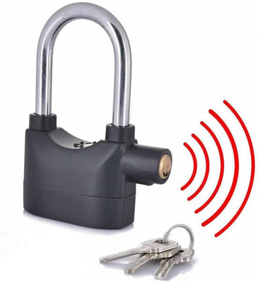 MELZRON Alarm Security Lock for Home and Office Door with Motion Sensor Electronic Lock Lock(Black)