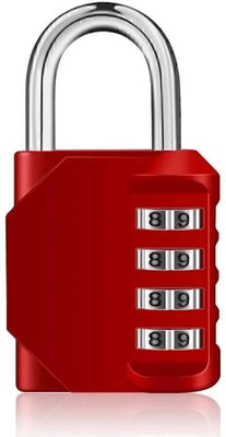 EIS 4 Digit Number Locks for Luggage Bag Travelling Password Locks Combination Lock(Black)