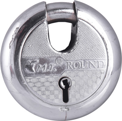 ZAKAI M.T. ROUND SHUTTER LOCK 75MM Padlock(Silver)