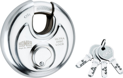 HOMRA Disc Shutter & Door Padlock(Silver)