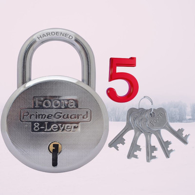 Foora PrimeGuard 65 FOO Padlock(Silver)