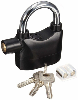 ZARRY Anti Theft Alarm Lock Motion Sensor Lock Security Waterproof Padlock Lock(Black)