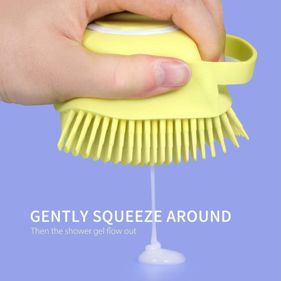 RadhaTex Silicon Scrubber & Deep Cleansing Massager Tool During Shower And Bath