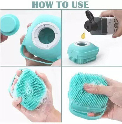 GLOWTRONIX Silicone Body Scrubbers Brush for Use in Shower, Silicone Massage