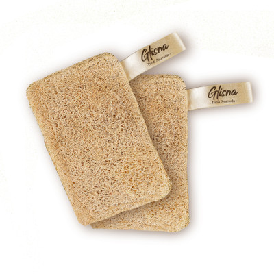 Glisna Loofah(Pack of 2, Brown)