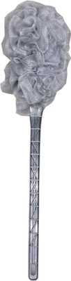 Tanvika Luxury Back Bathing Soft Loofah With Handle for Men and Women Grey